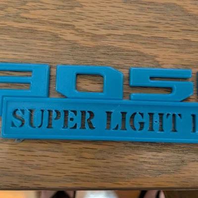 Tem dán Ford Maverick F050 SLD (Super Light Duty)