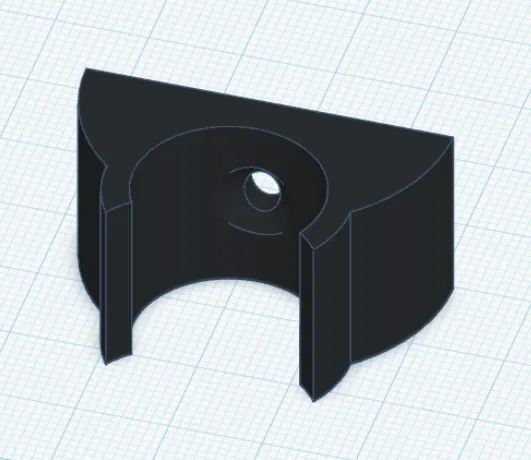 Giá đỡ gắn tường cho ống dẫn nước linh hoạt 20mm in 3D - Image 1