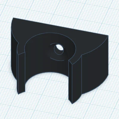 Giá đỡ gắn tường cho ống dẫn nước linh hoạt 20mm in 3D