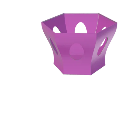 Giỏ Đựng Quà Trang Trí Hình Lục Giác Độc Đáo - In 3D Không Cần Support