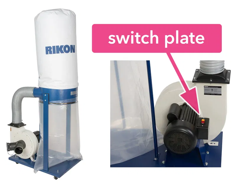 Tấm chắn công tắc an toàn (Dành cho máy hút bụi Rikon) - Image 4