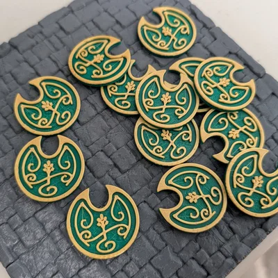 Token Overgrown Sylvaneth Cho Warhammer Age of Sigmar (In 3D)