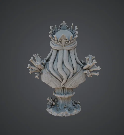 Tượng bán thân Nữ hoàng San hô – Tuyệt tác Vương miện Đại dương - Image 3