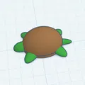 Mô hình chú rùa biển (Simple turtle) in 3D dễ thương, in nhanh - Thumbnail 3