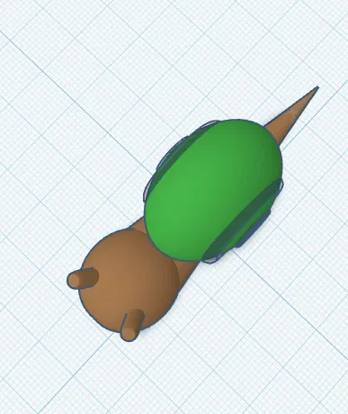Mô hình chú ốc sên dễ thương Simple Snail (In 3D đơn giản) - Image 2