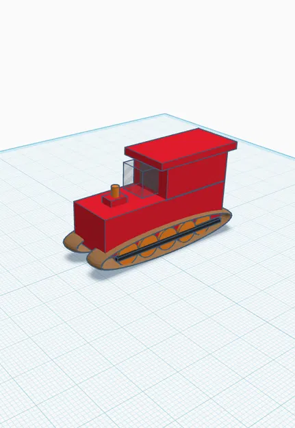 Mô hình đầu tàu hỏa 3D cổ điển dễ in - File thiết kế chất lượng - Image 1