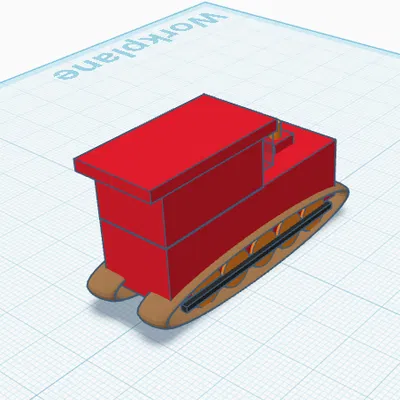 Mô hình đầu tàu hỏa 3D cổ điển dễ in - File thiết kế chất lượng