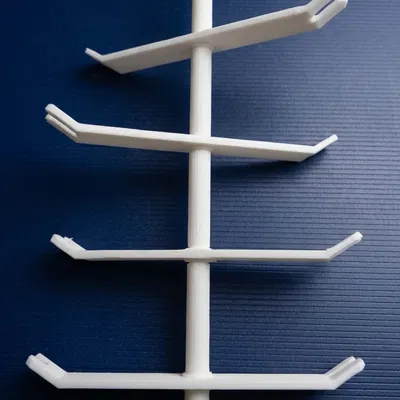 Móc treo sấy trái cây 8 nhánh in 3D tiện lợi, tiết kiệm không gian