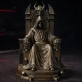 Mô hình Necromancer Throne 3D - Tác phẩm nghệ thuật Dark Fantasy - Thumbnail 1