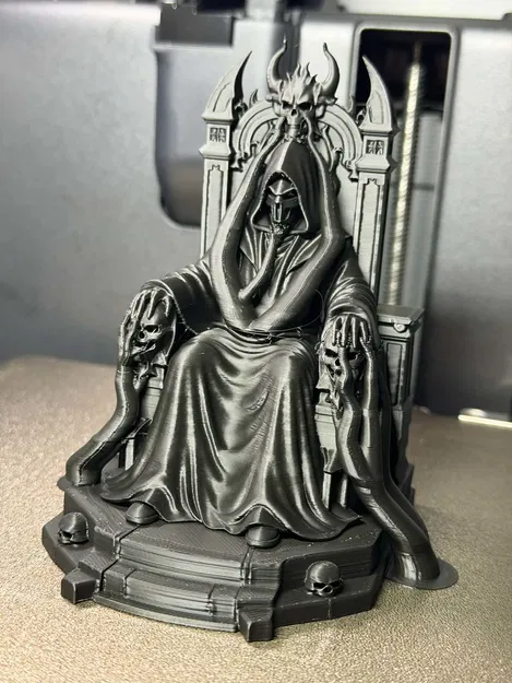 Mô hình Necromancer Throne 3D - Tác phẩm nghệ thuật Dark Fantasy - Image 2