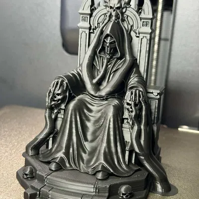 Mô hình Necromancer Throne 3D - Tác phẩm nghệ thuật Dark Fantasy