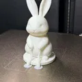 Mô hình chú thỏ Phục sinh (Easter Bunny) tối giản trang trí cực đẹp - Thumbnail 2