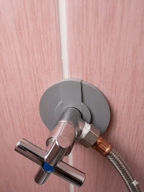 Lắp đặt không cần tháo vòi! Vòng che chân vòi nước / Nắp ốp vòi - Image 1