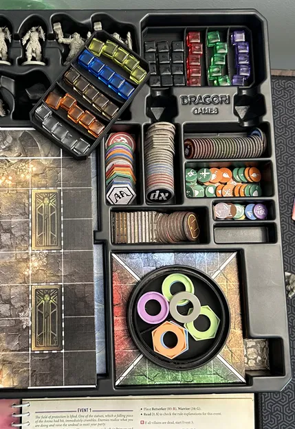 Khay Đựng Mana, Fatigue & Đế Cho Ultimate Tanares Adventures - Image 2