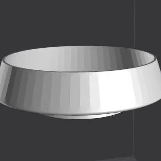 Tô đựng đồ trang trí (Decorative Bowl) in 3D phong cách tối giản