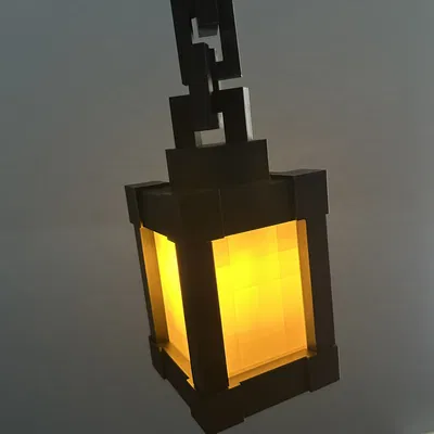 Đèn trang trí phong cách Minecraft