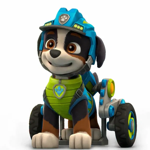 Mô hình 3D chú chó Rex từ Paw Patrol cho bé yêu - Image 1