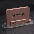 Móc khóa băng cassette hoài cổ: Mẫu in 3D phong cách vintage - Thumbnail 1