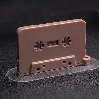 Móc khóa băng cassette hoài cổ: Mẫu in 3D phong cách vintage