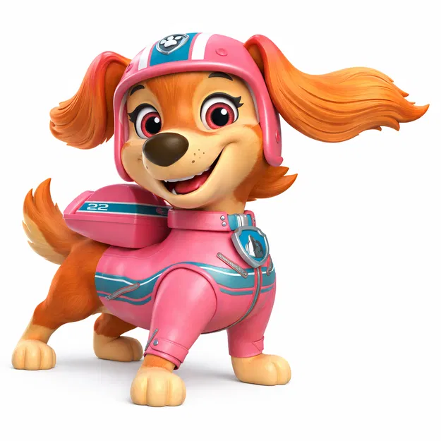 Mô hình 3D Liberty Paw Patrol sắc nét - File STL in 3D chất lượng cao - Image 1