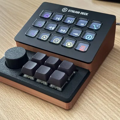 Bộ điều khiển kết hợp StreamDeck và MacroPad