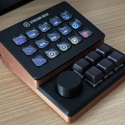 Bộ điều khiển kết hợp StreamDeck và MacroPad