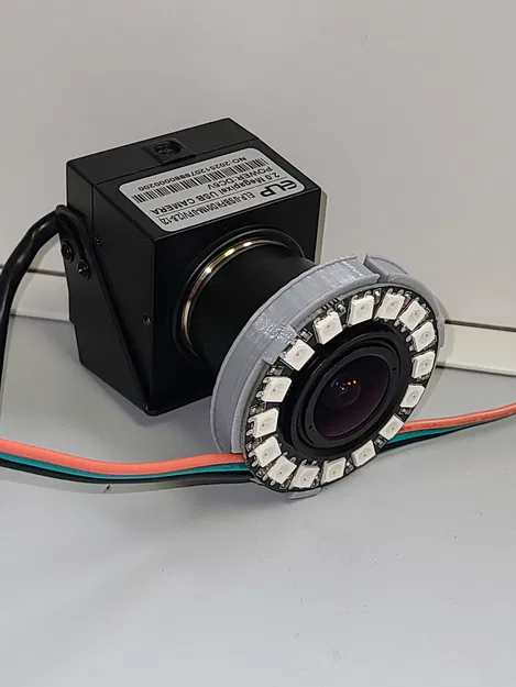 Giá đỡ vòng đèn LED cho ống kính C-Mount - Image 1