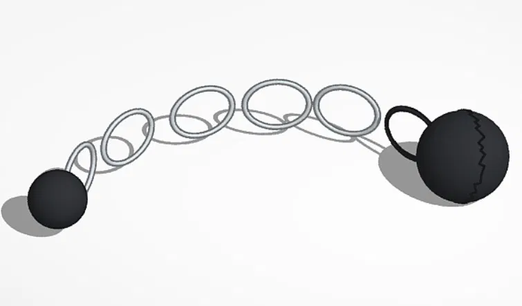 Mô hình Wrecking Ball in 3D với khớp nối xoay linh hoạt - Image 1