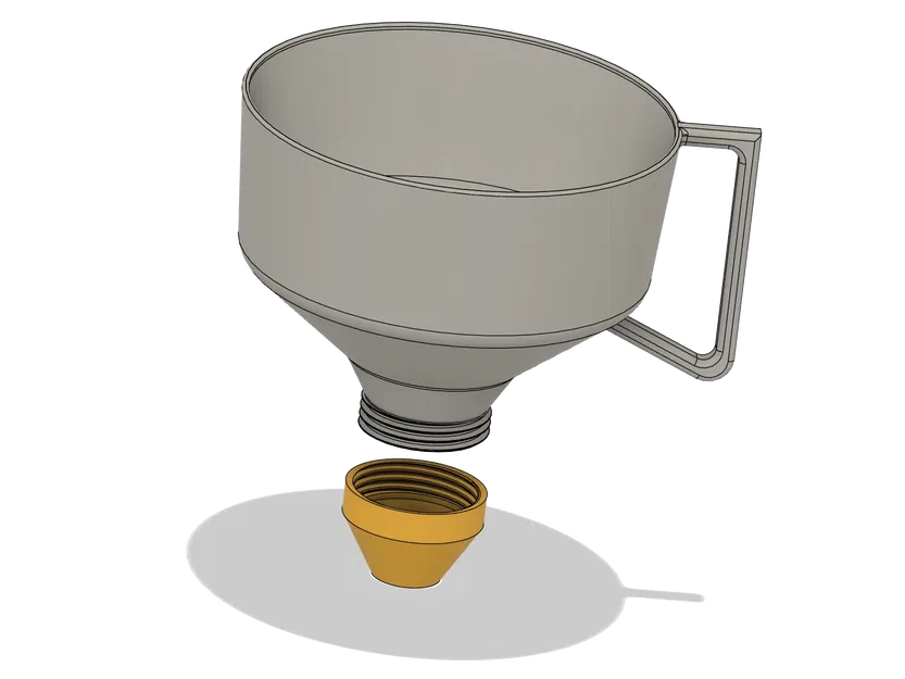 Phễu Miệng Rộng Mô-đun (không cần support, có file Fusion360) - Image 1