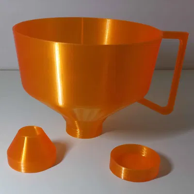 Phễu Miệng Rộng Mô-đun (không cần support, có file Fusion360)