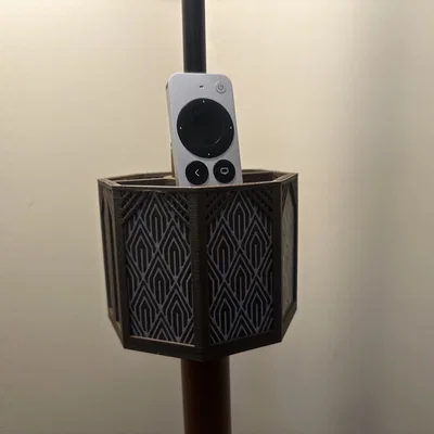 Giá đỡ remote/điện thoại phong cách Art Deco tùy chỉnh gắn thân đèn sàn