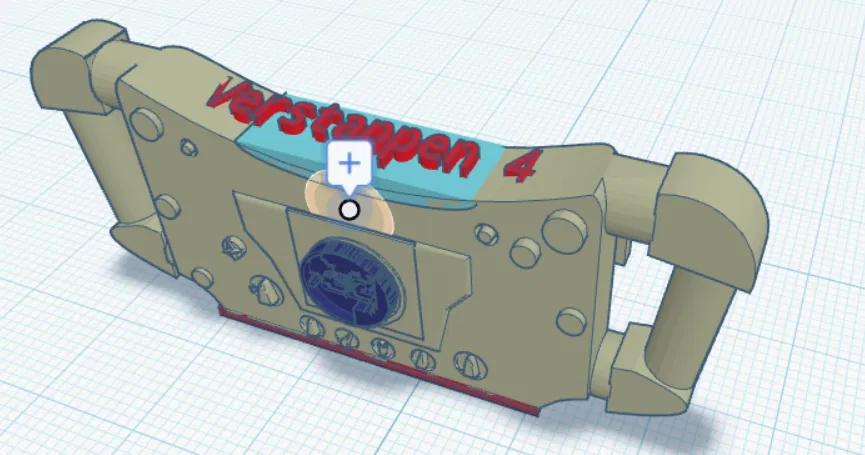 Mô hình 3D vô lăng F1 Max Verstappen Red Bull Racing cực chất - Image 2