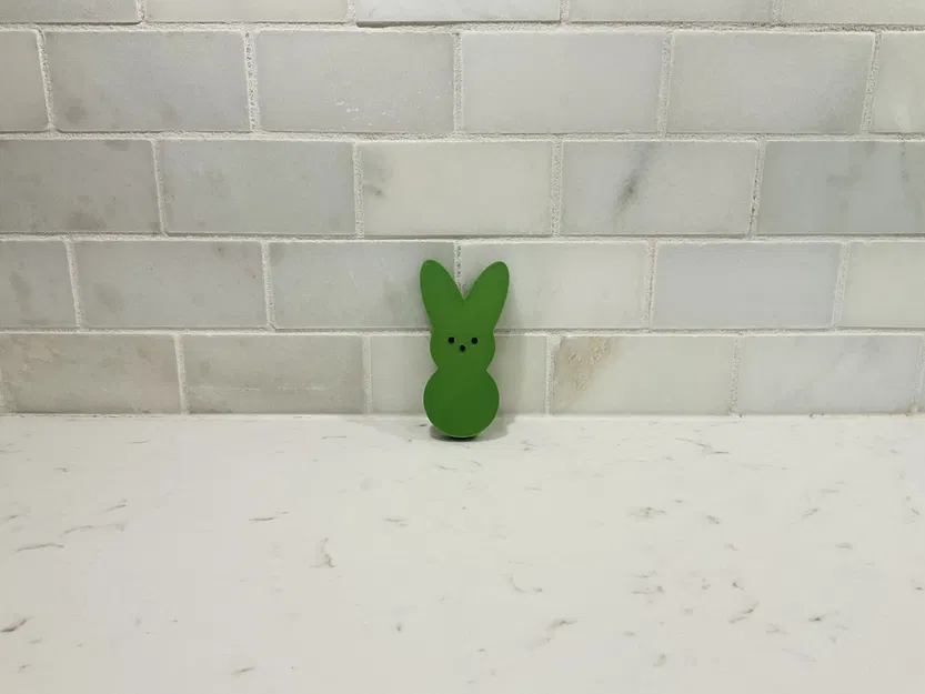 Mô hình trang trí chú thỏ Peeps dễ thương cho góc làm việc - Image 1