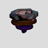 Mô hình đồ chơi con quay Beyblade 3D tự in cực ngầu
