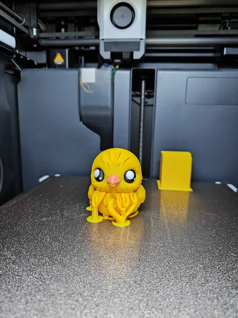 Chú gà con lên dây cót trong quả trứng Voronoi - Đồ chơi in 3D Phục sinh - Image 4