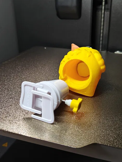 Chú gà con lên dây cót trong quả trứng Voronoi - Đồ chơi in 3D Phục sinh - Image 6