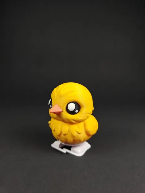 Chú gà con lên dây cót trong quả trứng Voronoi - Đồ chơi in 3D Phục sinh - Image 8