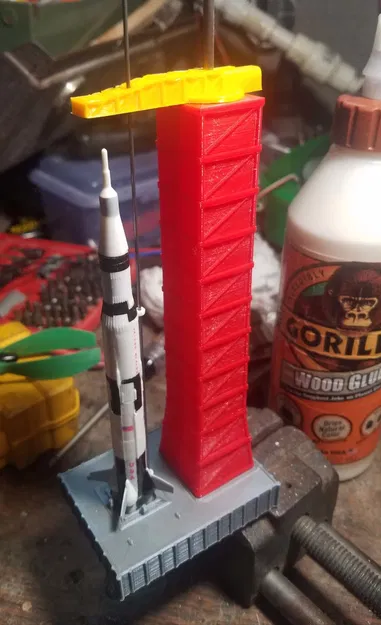 Bệ phóng Apollo cho tên lửa Micro Maxx + Saturn V + Mars Lander - Image 1