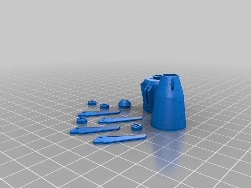 Bệ phóng Apollo cho tên lửa Micro Maxx + Saturn V + Mars Lander - Image 10