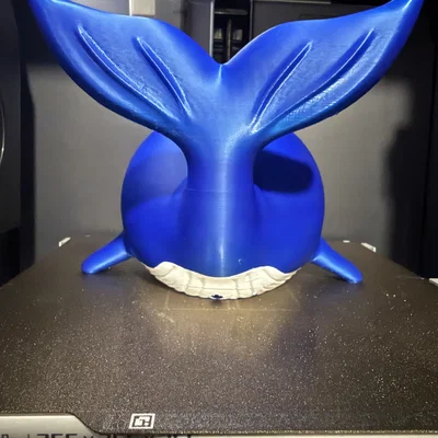 Chậu cây 3D hình cá voi dễ thương có lỗ thoát nước