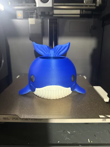 Chậu cây 3D hình cá voi dễ thương có lỗ thoát nước - Image 5