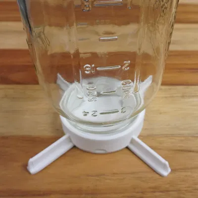Bộ chuyển đổi Mason Jar cho Thủy canh (Tự tưới, Cơ chế trọng lực)