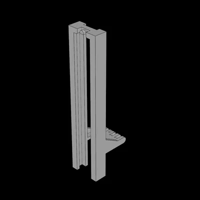 Ray Nâng Hạ Xe Nâng Tương Thích Với Lego (3D Printing Model)