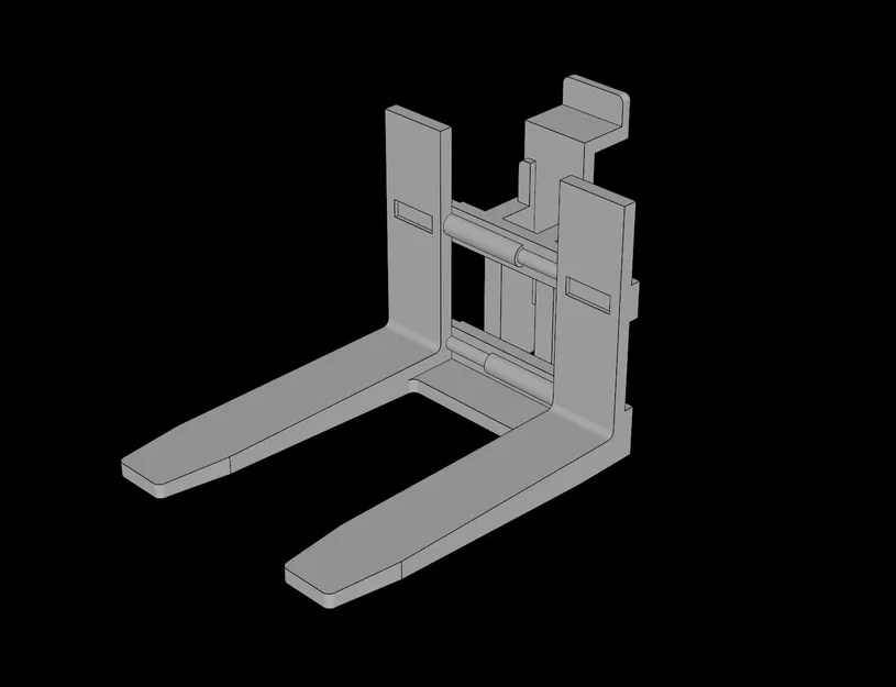 Mẫu Càng Nâng Xe Nâng Tương Thích Lego (45707.dat) - In 3D Siêu Dễ - Image 1