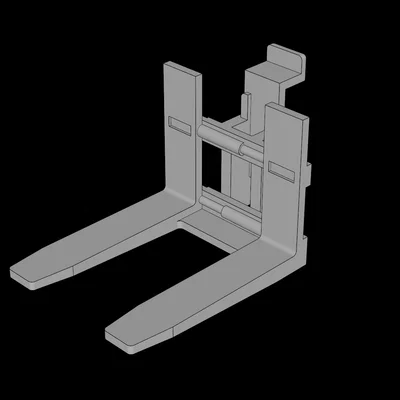 Mẫu Càng Nâng Xe Nâng Tương Thích Lego (45707.dat) - In 3D Siêu Dễ