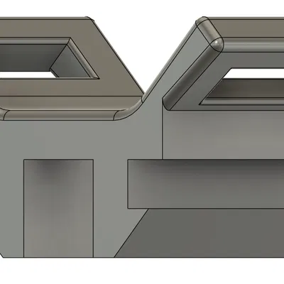 Universal Molle Clip - Kẹp gắn bảng Molle cứng 25mm cực chắc chắn