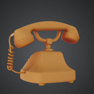 Mô hình điện thoại quay số cổ điển (Vintage Rotary Telephone)