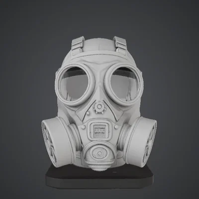 Tượng Bán Thân Mặt Nạ Phòng Độc – Thiết Kế Công Nghiệp