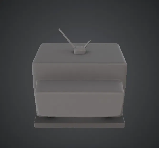 Tivi Cổ Điển – Mô Hình TV CRT Retro - Image 3