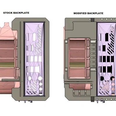 Mod tấm lưng Spaced Backplate cho FormD T1